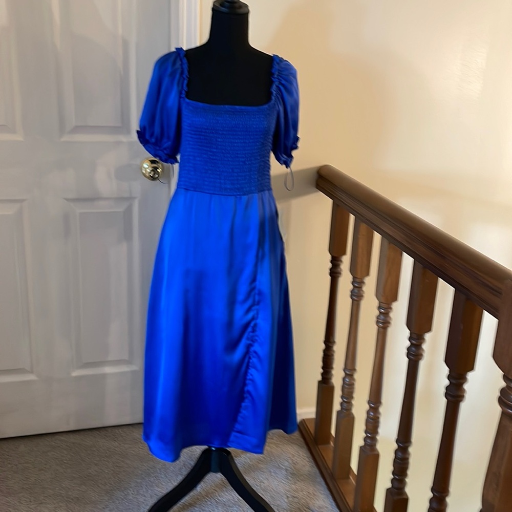 NSR royal blue size small dress nwt!
